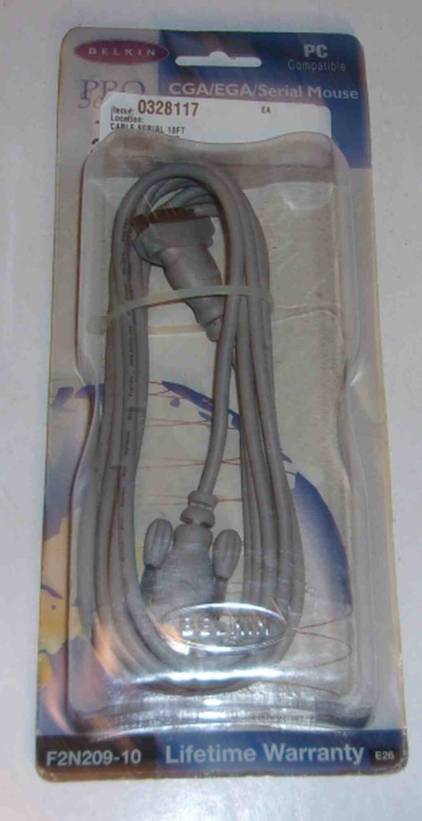 Belkin F2N209-10-T Serial Extension Cable (10 Feet, DB9M to DB9F)