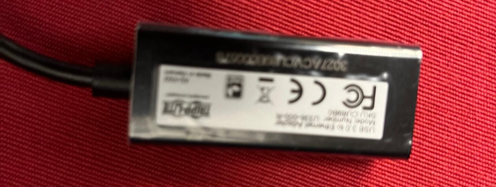 Tripp Lite USB 3.0 Hi-Speed to Ethernet NIC Network Adapter, 10/100 Mbps, NEW