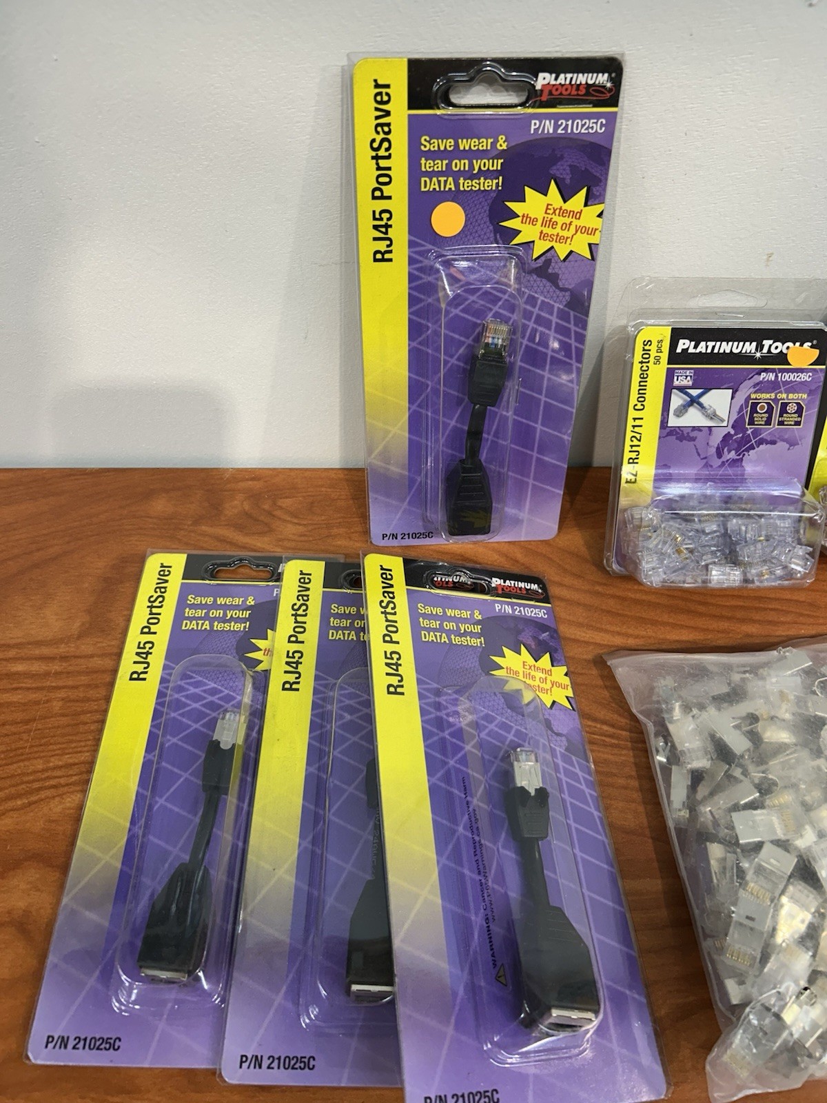 Platinum Tools, Bulk Lot Of Connectors And Other Items. All New In Packages JD