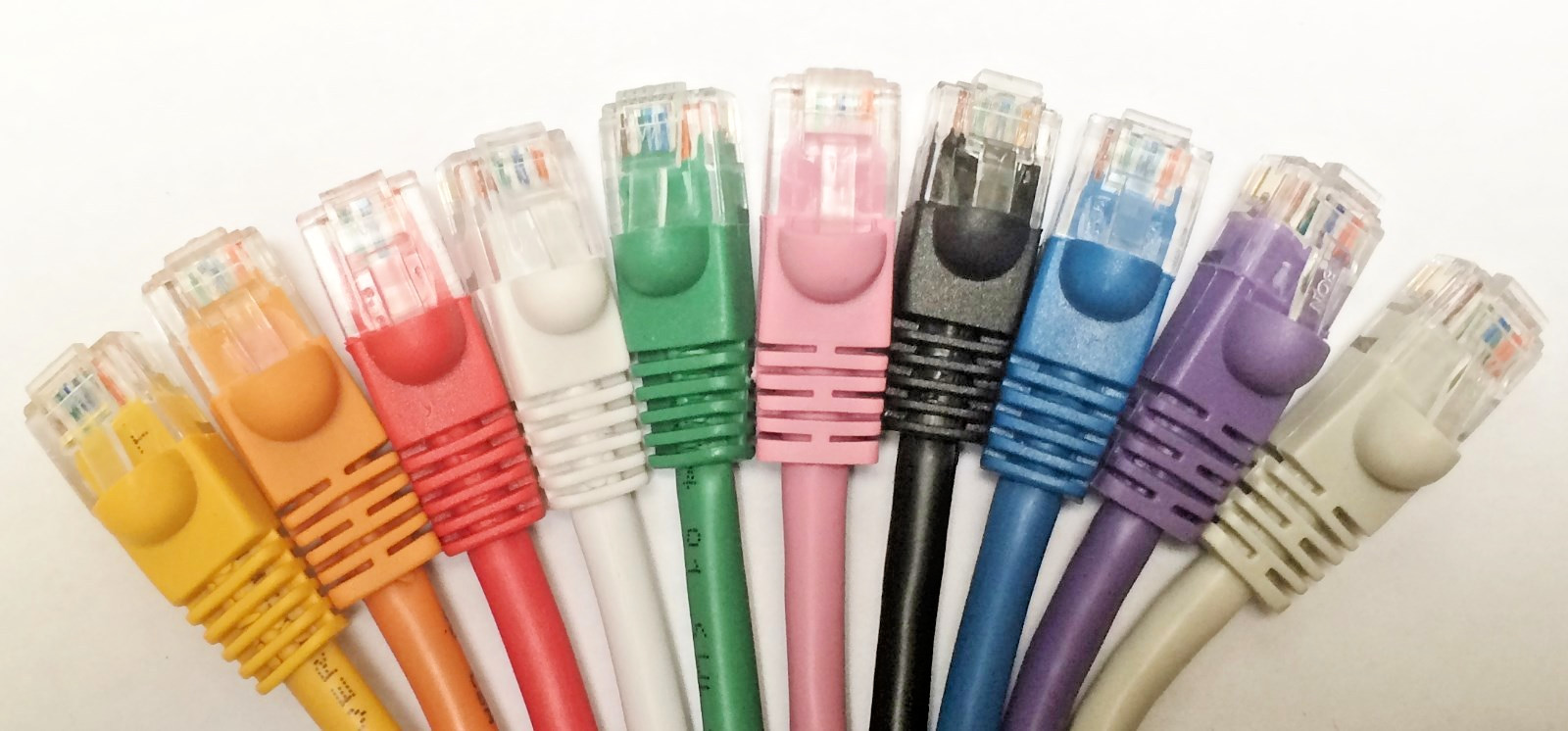 Cat6 550MHz patch cable with boot 6in 1ft 2ft 3ft 5ft 6ft 7ft 10ft Lot of 1,5,10