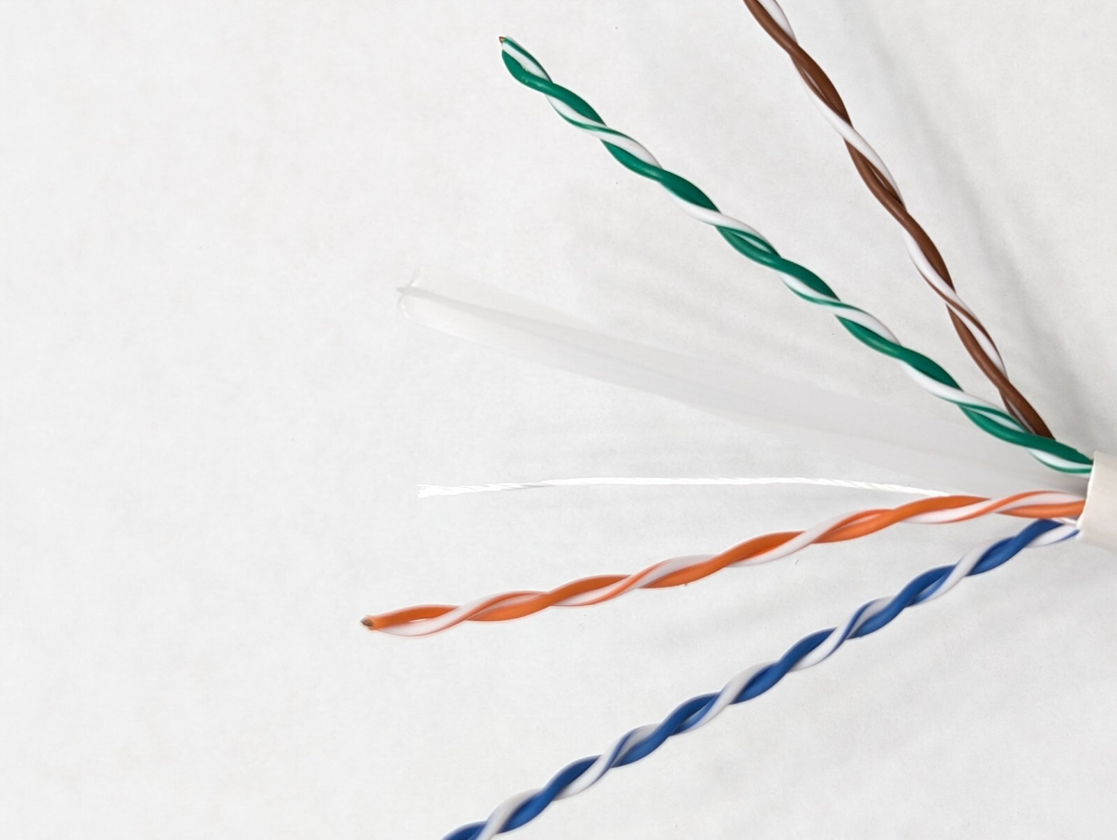 Amphenol Cat 6A UTP 100ft Solid Copper Ethernet Cable 4x 23AWG Pro Quality CMX