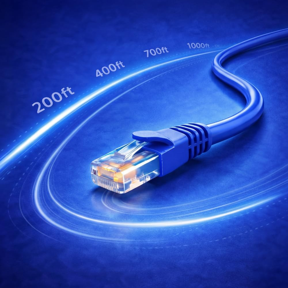 CAT6 CCA Outdoor Ethernet Cable 1000FT 305 23AWG Solid, UTP, Weatherproof