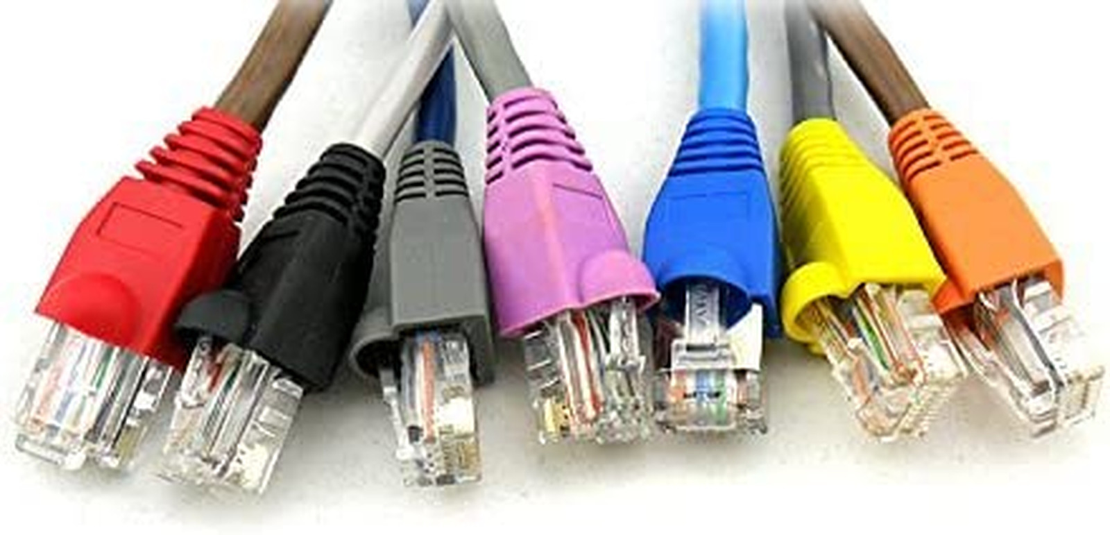 100 Pack RJ45 CAT6 CAT6E CAT5 CAT5E Ethernet Network Cable Strain Relief Boot…