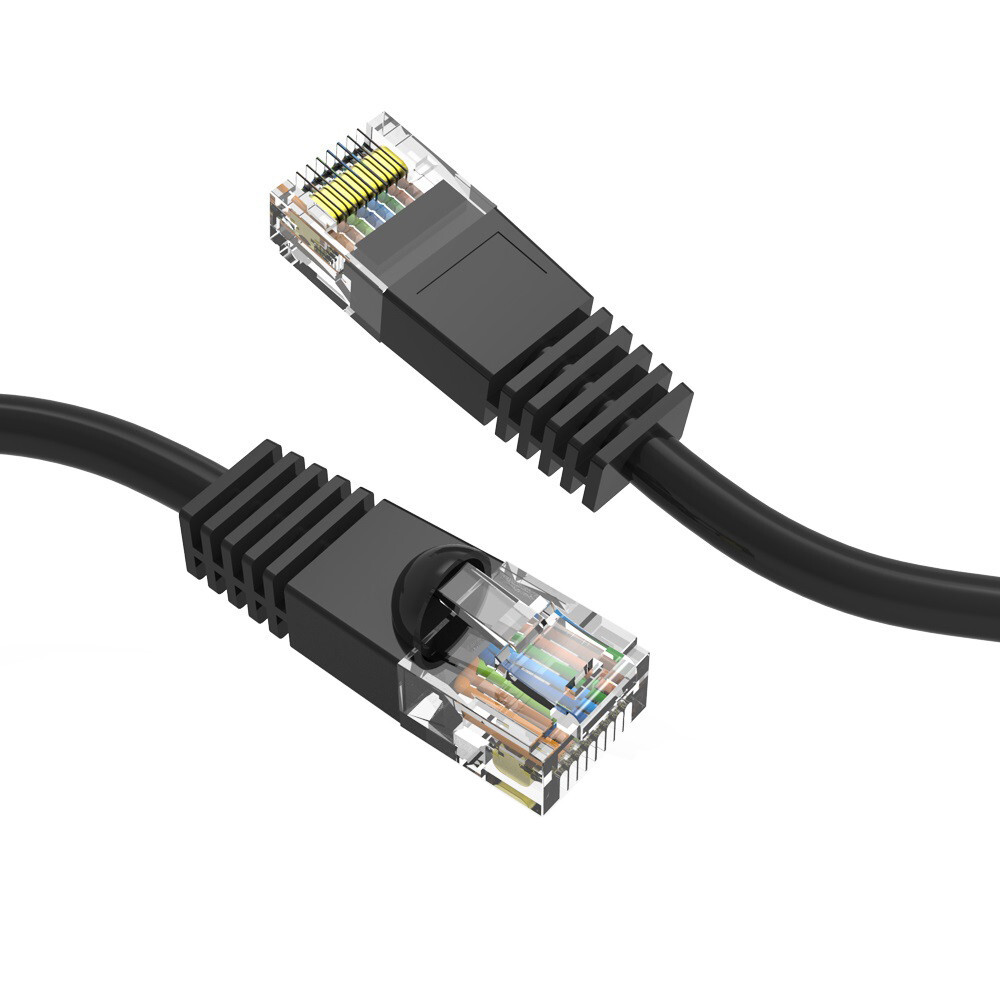 10 Pack 6 INCH Cat6 Gigabit Ethernet Patch Cord 9 Colors 24AWG Pure Copper Cable