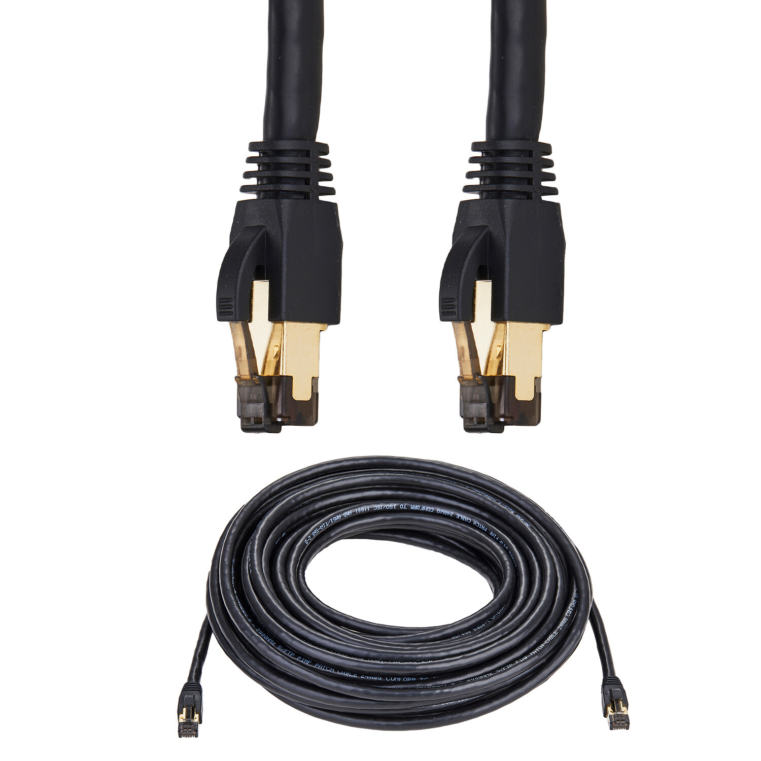 CAT8 RJ45 Ethernet Cable High Speed 40Gbps Network Shielded Copper Black lot