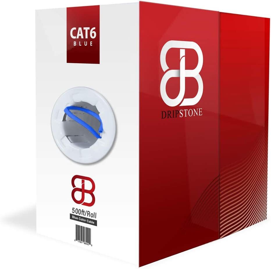 Cat6 500Ft-1000Ft Solid UTP Cable 23AWG LAN Network Ethernet RJ45 Wire