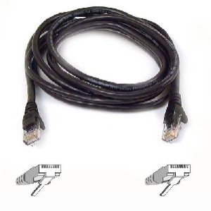 Belkin 10ft CAT6 Ethernet Patch Cable, RJ45 Male to Male A3L980-10-BLK-S