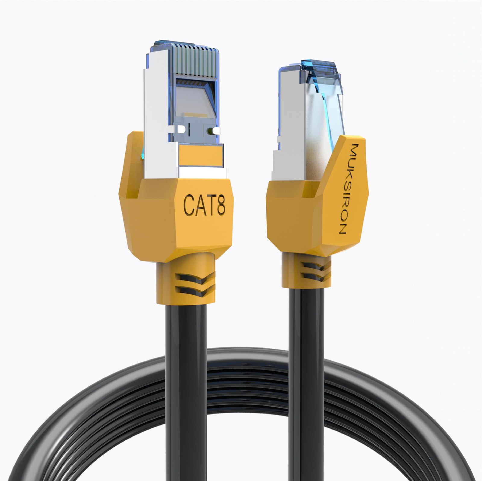 Cat 8 Ethernet Cable, High Speed, Shielded, Indoor/Outdoor, 25ft-200ft Options