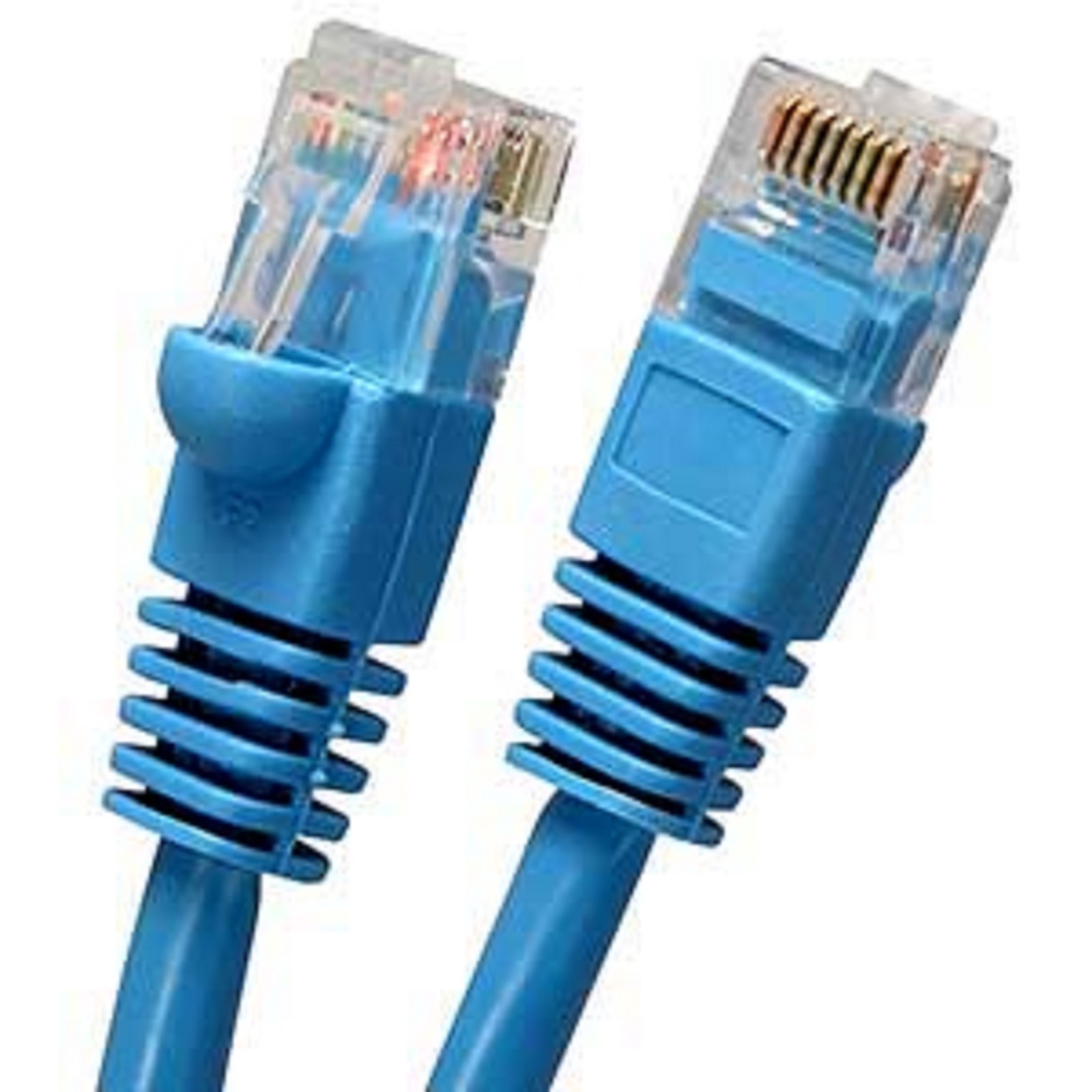 25FT CAT5e Cable Ethernet Lan Network CAT5 RJ45 Patch Cord Internet Blue NEW