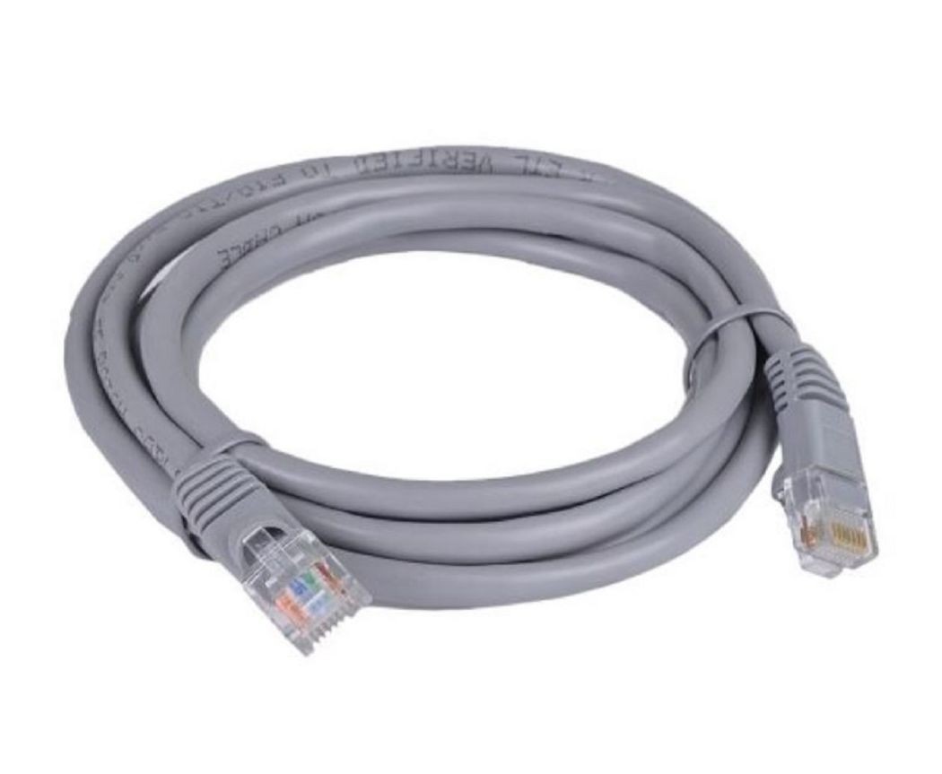 Onn 7ft Cat5e Patch Cable – 4ONN54210 Category 5e UTP Ethernet Patch Cable Gray