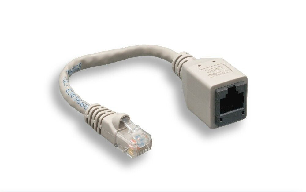 7.5inch Cat6 Ethernet RJ45 Male/Female CrossOver Adapter