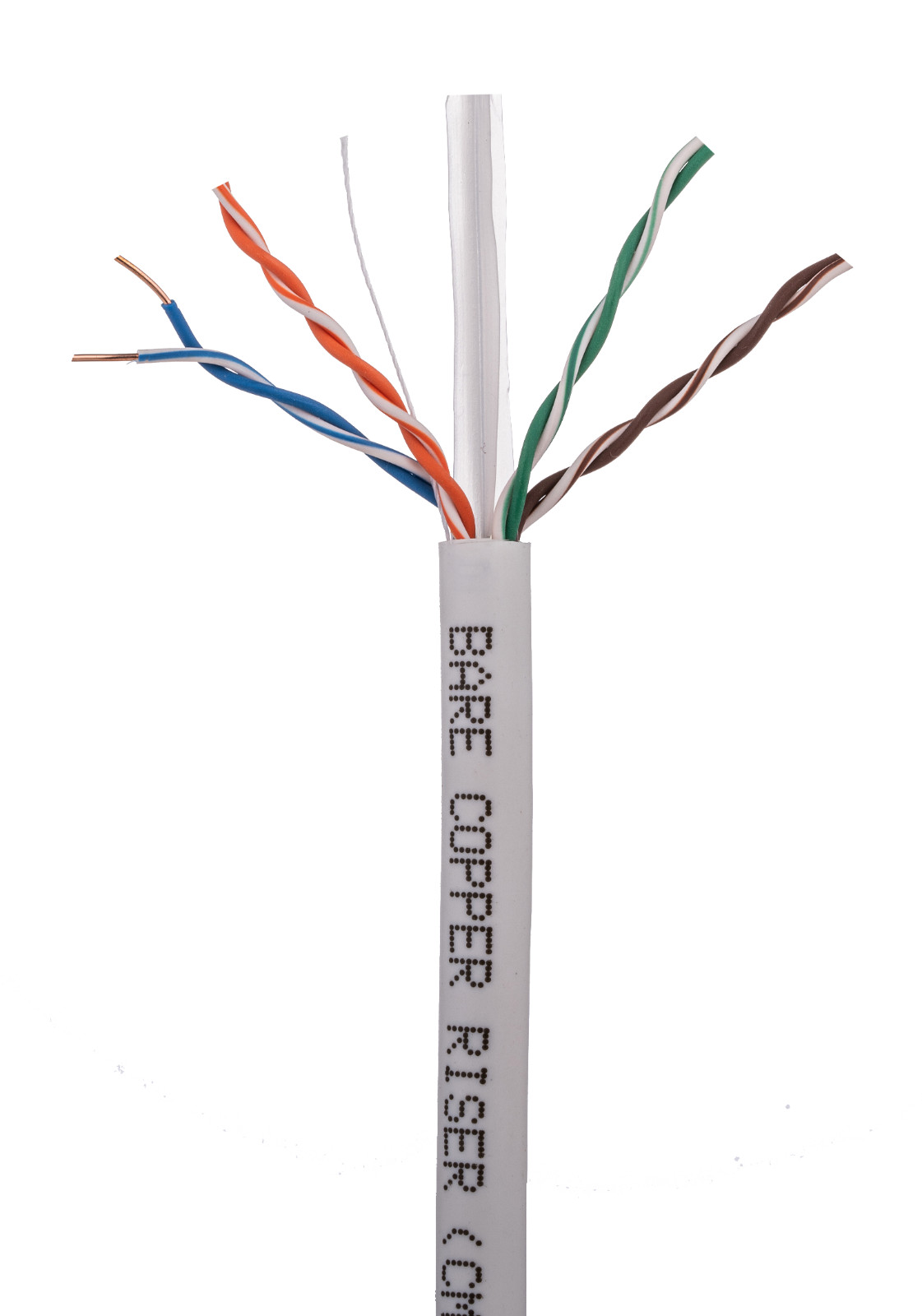 CAT6 500FT/1000FT Riser Ethernet Cable CMR 23AWG UTP Solid Bare Copper Wire LOT