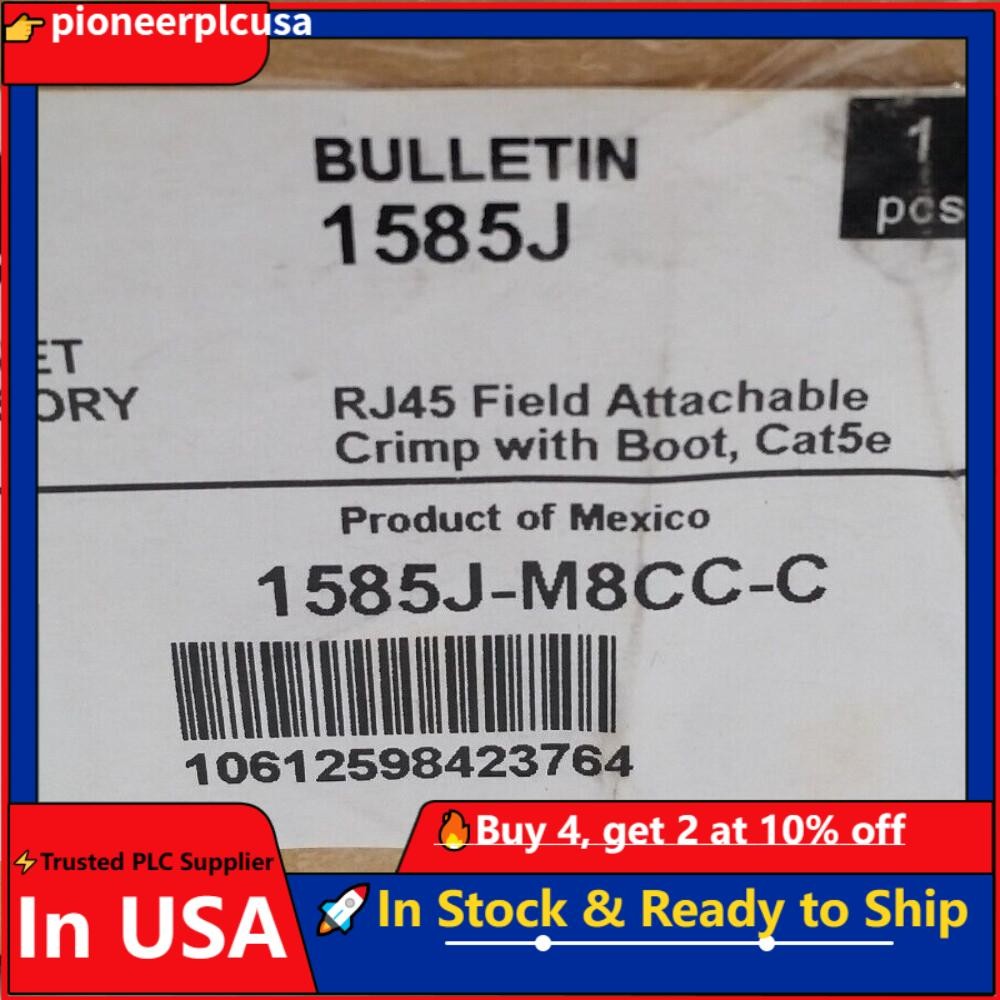 NEW Allen-Bradley 1585J-M8CC-C Ethernet Accessory 1585JM8CCC US Free Tax