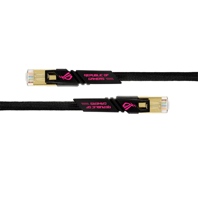 ASUS ROG Cat7 1.5M/3M Gaming LAN Network Cable Up To 600MHz 10GB Transfer Rates