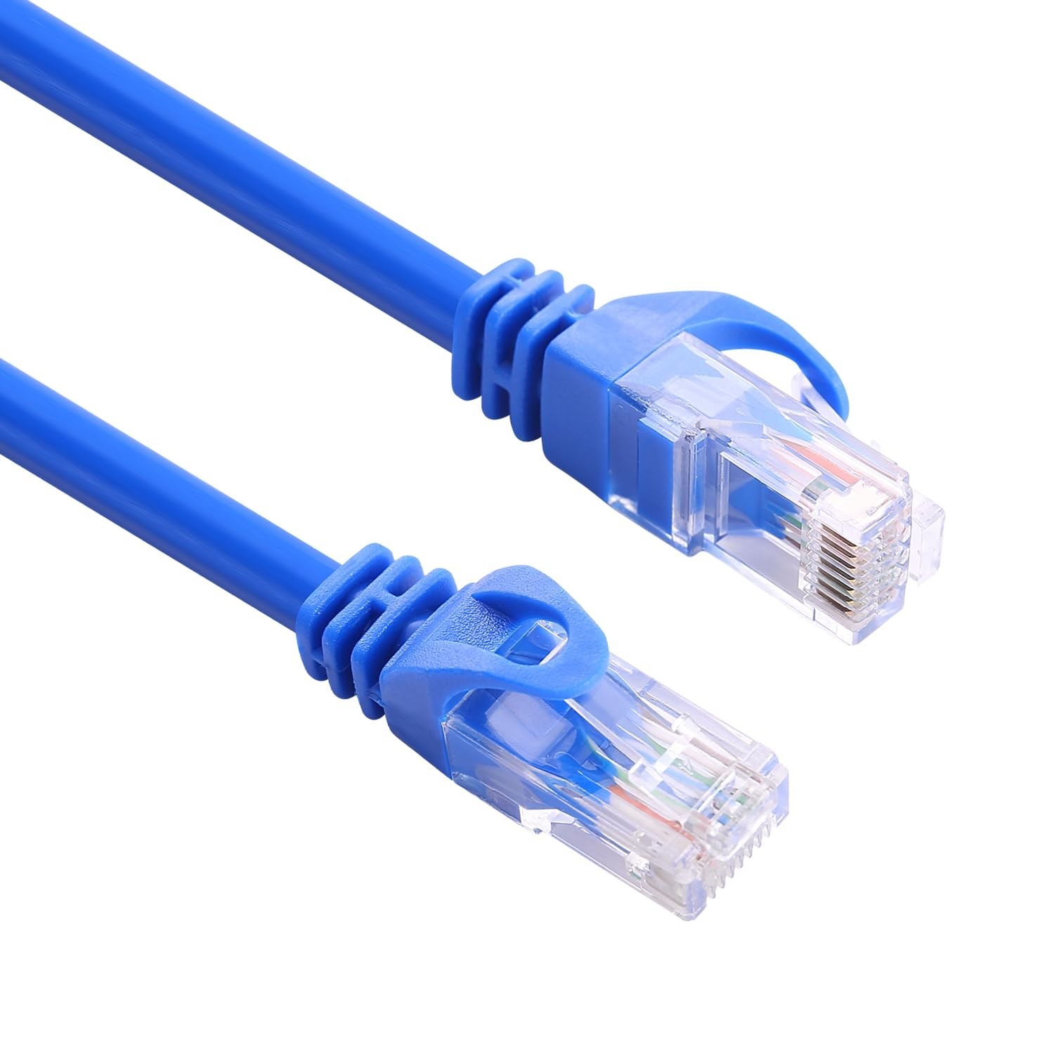 CAT6 Ethernet Cable Lot RJ45 LAN Network 25FT 50FT 75FT 100FT Blue Black White