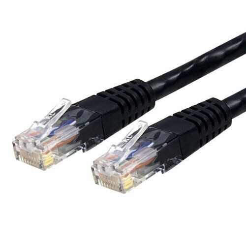 StarTech.com 15ft CAT6 Ethernet Cable – Black CAT 6 Gigabit Ethernet Wire