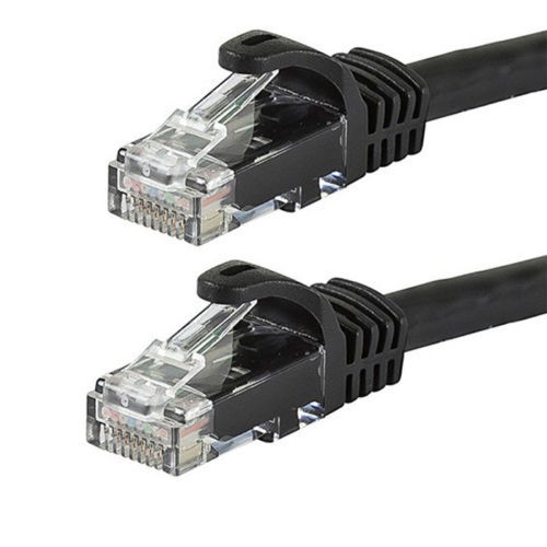 75 FT RJ45 Cat5 Ethernet LAN Network Cable for PC PS Xbox Internet Router Black
