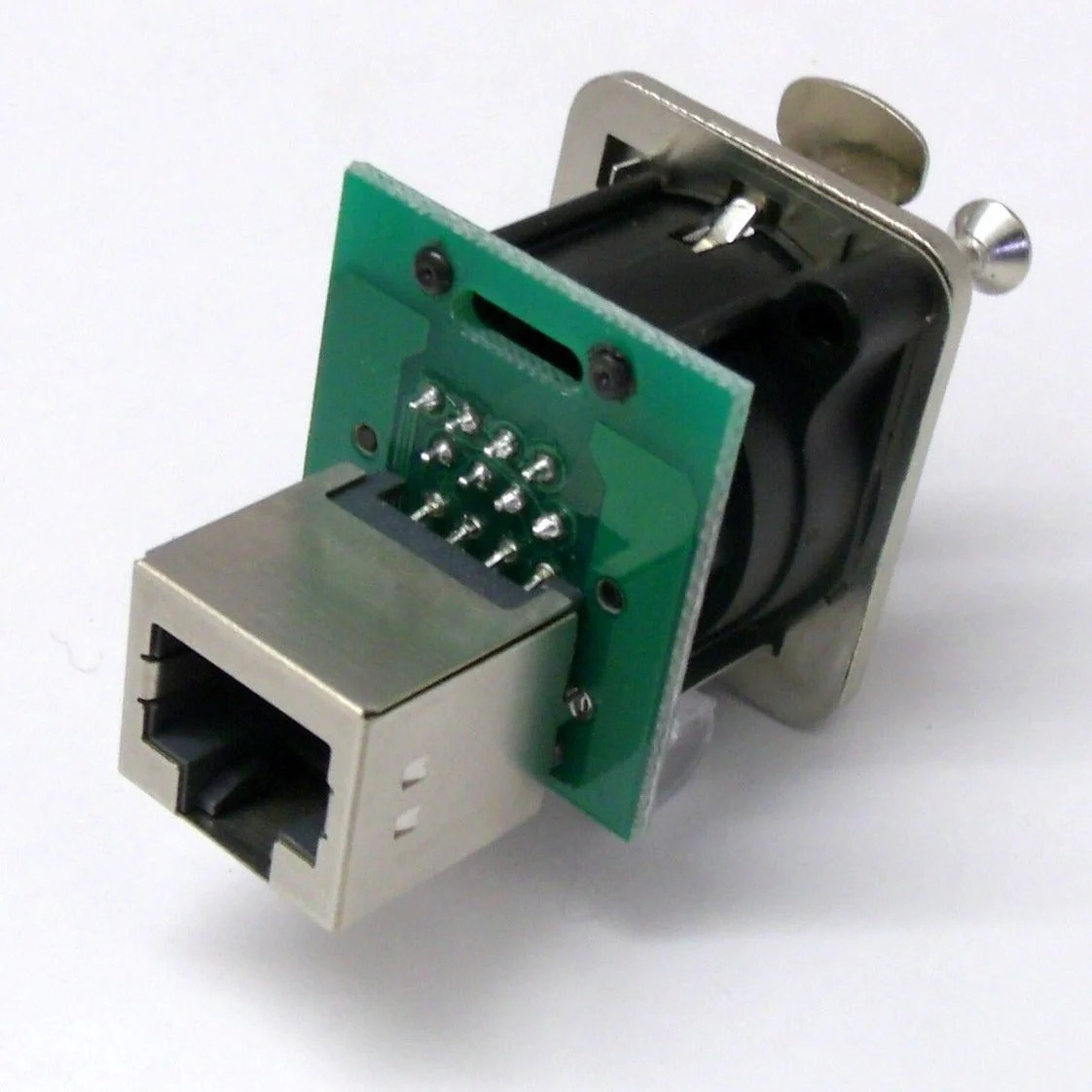 NEUTRIK NE8FDP-B CAT 5/6 RJ45 Feed-Thru D Series Panel Mount Jack – Black