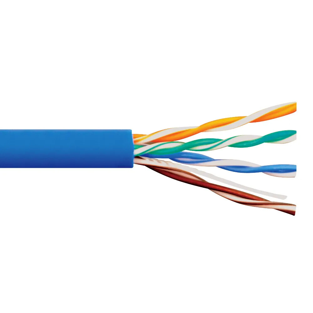 Cat6 or Cat6e network ethernet cable bulk wire 23 awg copper non/terminated
