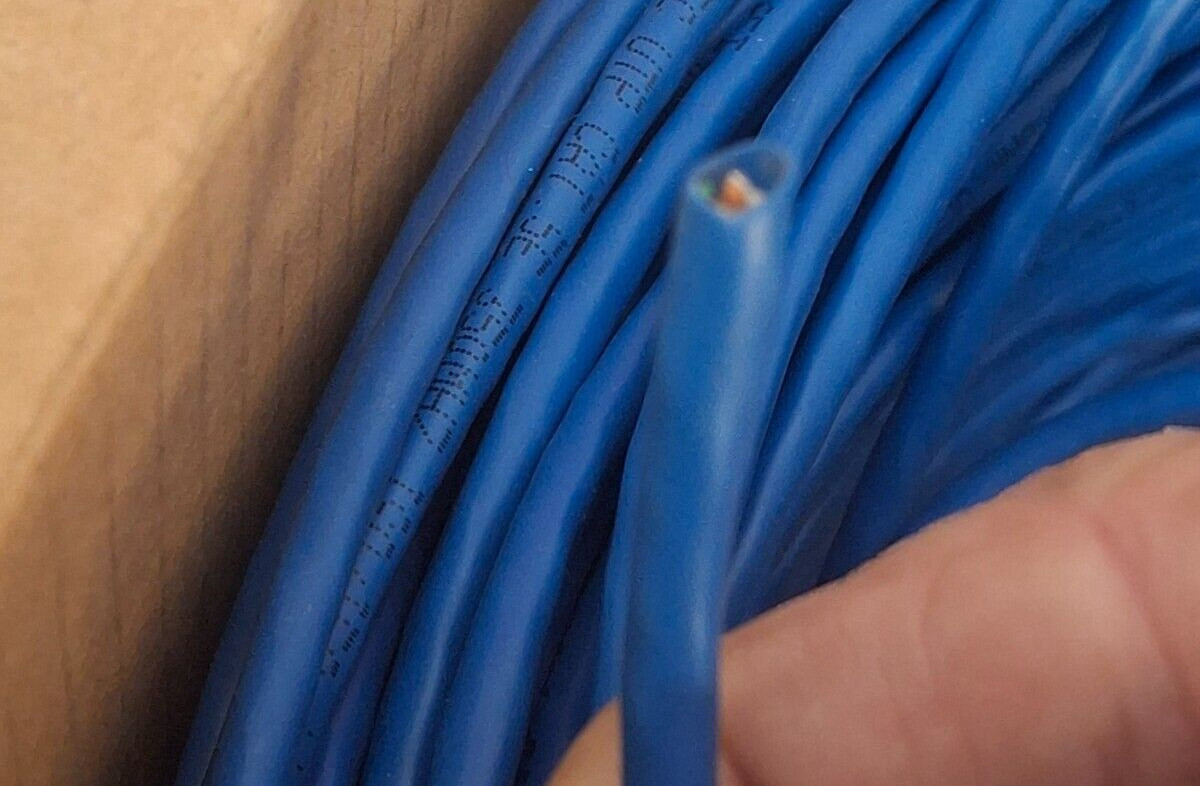 YFC-Boneagle CAT 5E Networking Cable UTP Solid 24AWG 750 FT *READ*