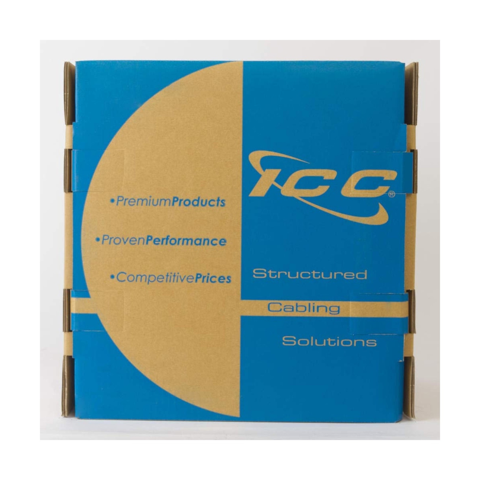 ICC Cat6 Riser 1000ft – UTP 23AWG, 100% Solid Pure Copper, Unshielded CMR, Bu…