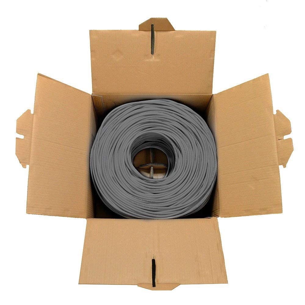 Dripstone Cat6 1000-Feet UTP Solid Cable 23AWG LAN Network Ethernet RJ45 Wire, G