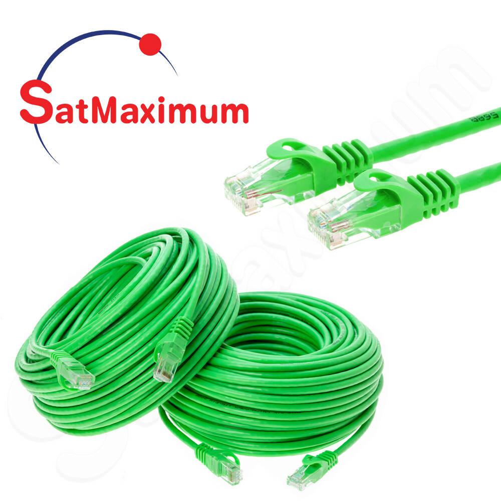 CAT6 GREEN Ethernet Cable CAT 6 Lan Network RJ-45 Internet Router Patch Cord LOT