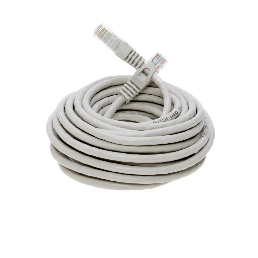 CAT6e / CAT6 Network Patch Cable RJ-45 Ethernet LAN Cable Gray 25FT – 200FT LOT