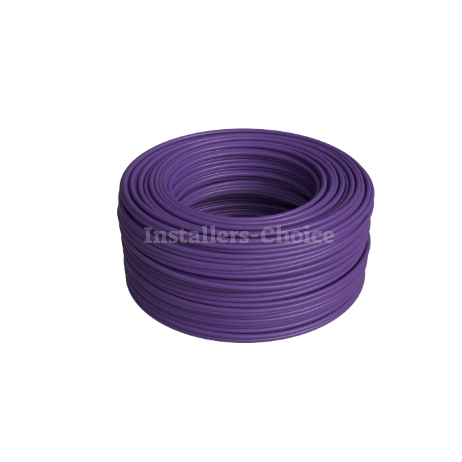 CAT6 500ft Purple ETL CMR 23 AWG Solid Copper Ethernet Network Cable