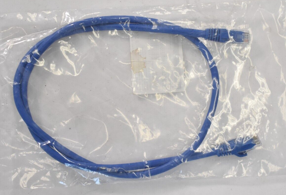 Lot of 5 LeGrand C2G 3′ Cat6A Snagless Blue Network Patch Cables Unshielded UTP