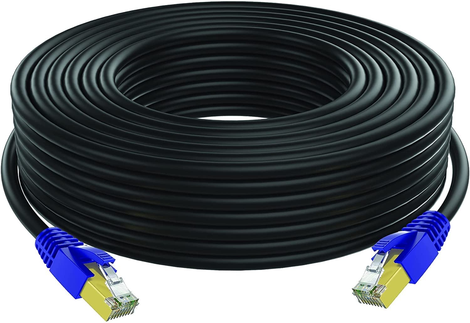 MAXLIN CABLE 150ft Cat 7 Ethernet Cable RJ45 600MHz Indoor/Outdoor NEW