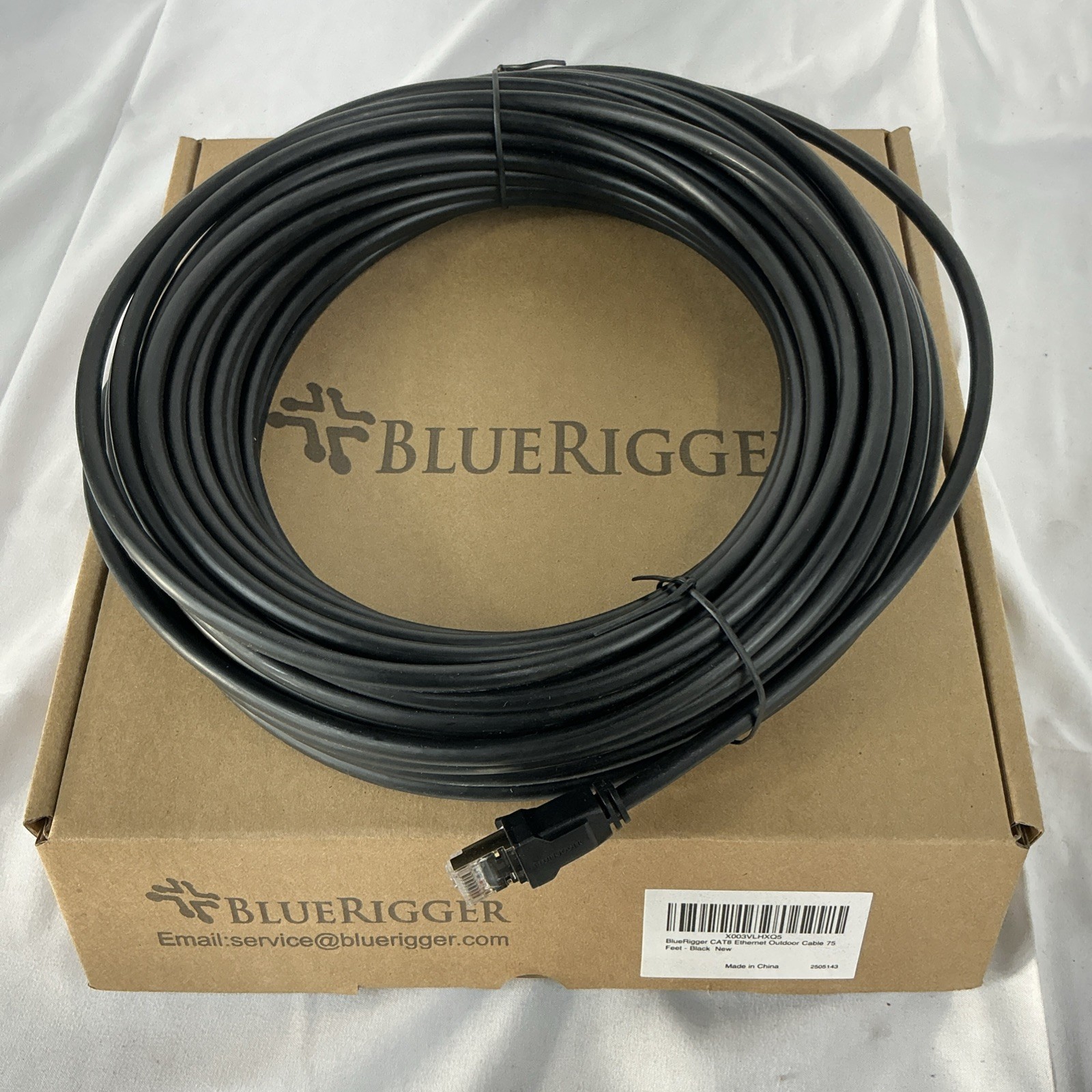 75 Ft BlueRigger CAT 8 Ethernet Cable Heavy-duty High Speed 40Gbps 2000Mhz