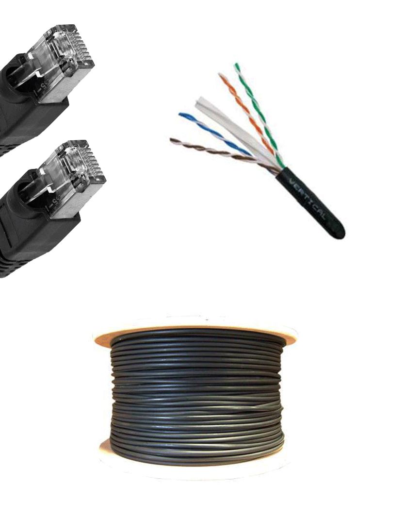 CommScope 1571A GEL 200FT Cat6 Outdoor Direct Burial Cable network Copper UV