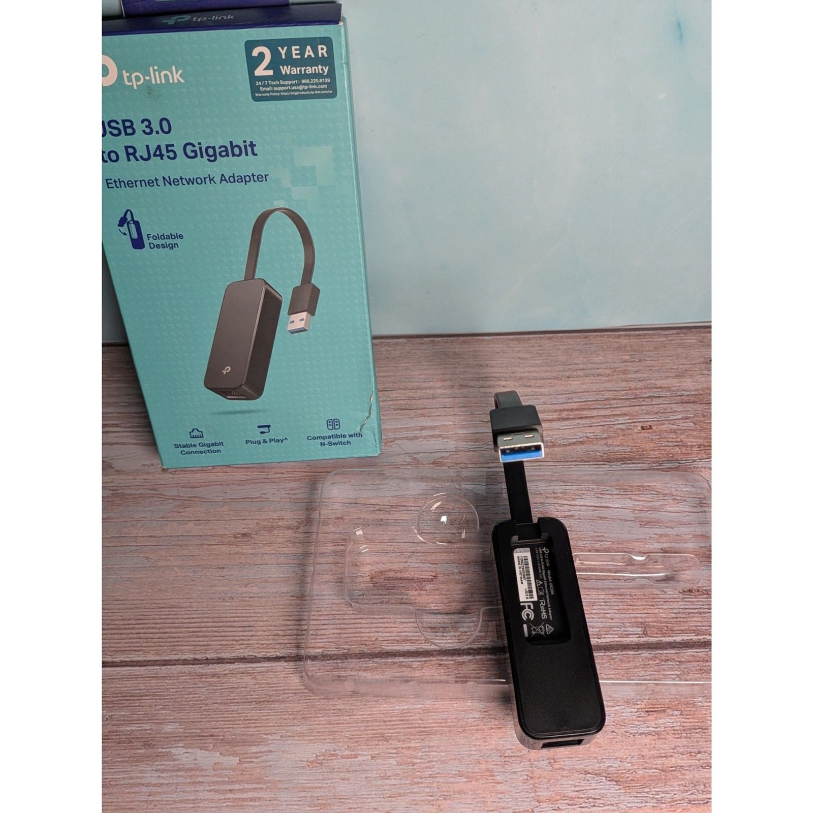 TP-Link USB 3.0 to RJ45 Gigabit Ethernet Network Adapter (UE306) – Open Box