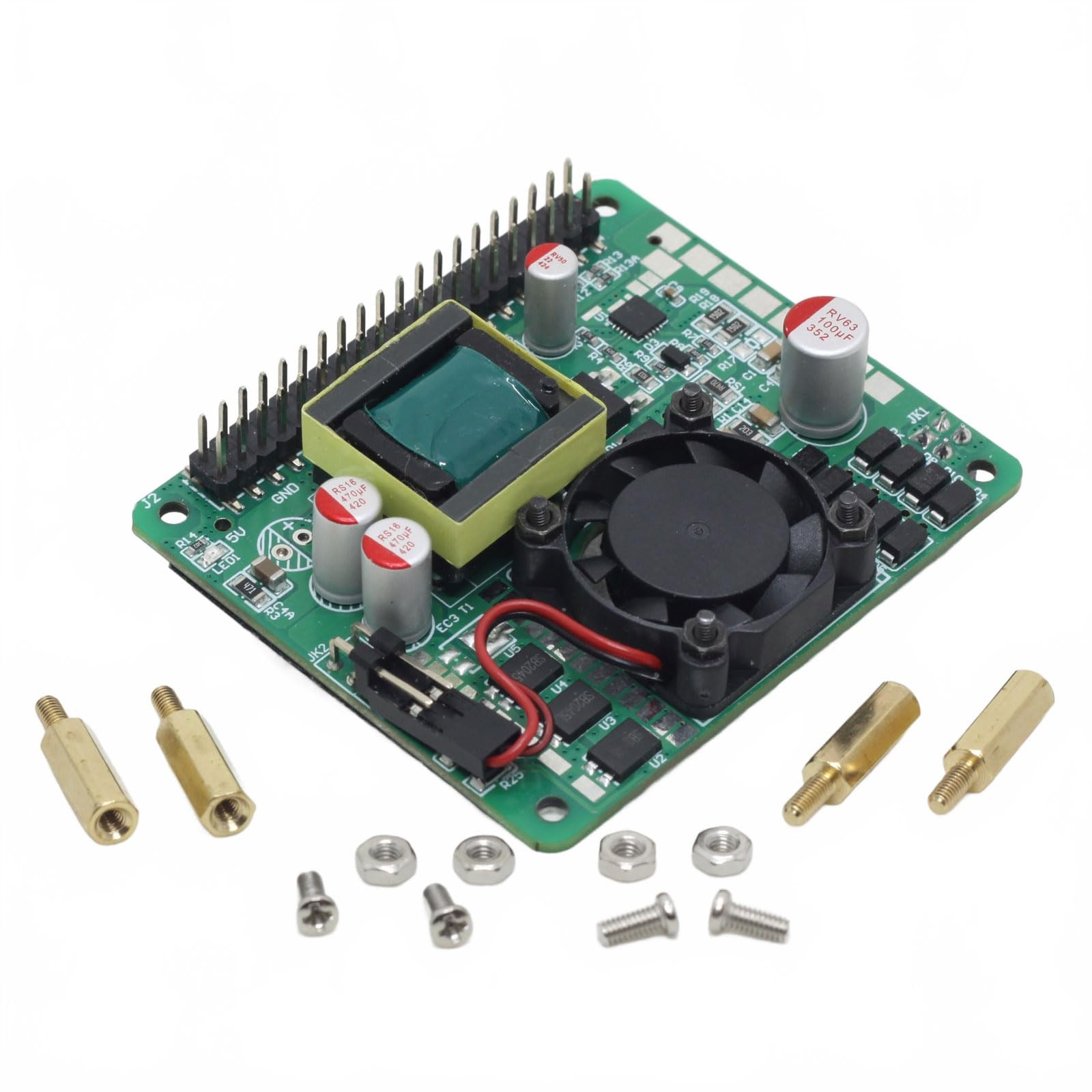 DSLRKIT Power Over Ethernet PoE HAT IEEE802.3af DC 5V 4.5A for Raspberry Pi…