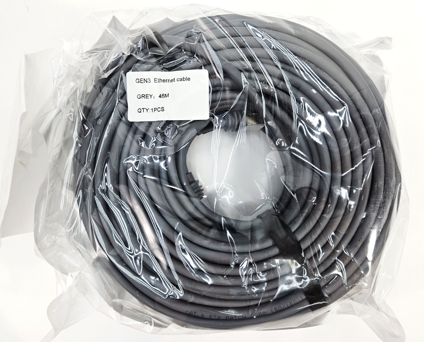 150 FT/46M Starlink Gen 3 Cable, Rectangular Satellite Replacement Cable Waterpr