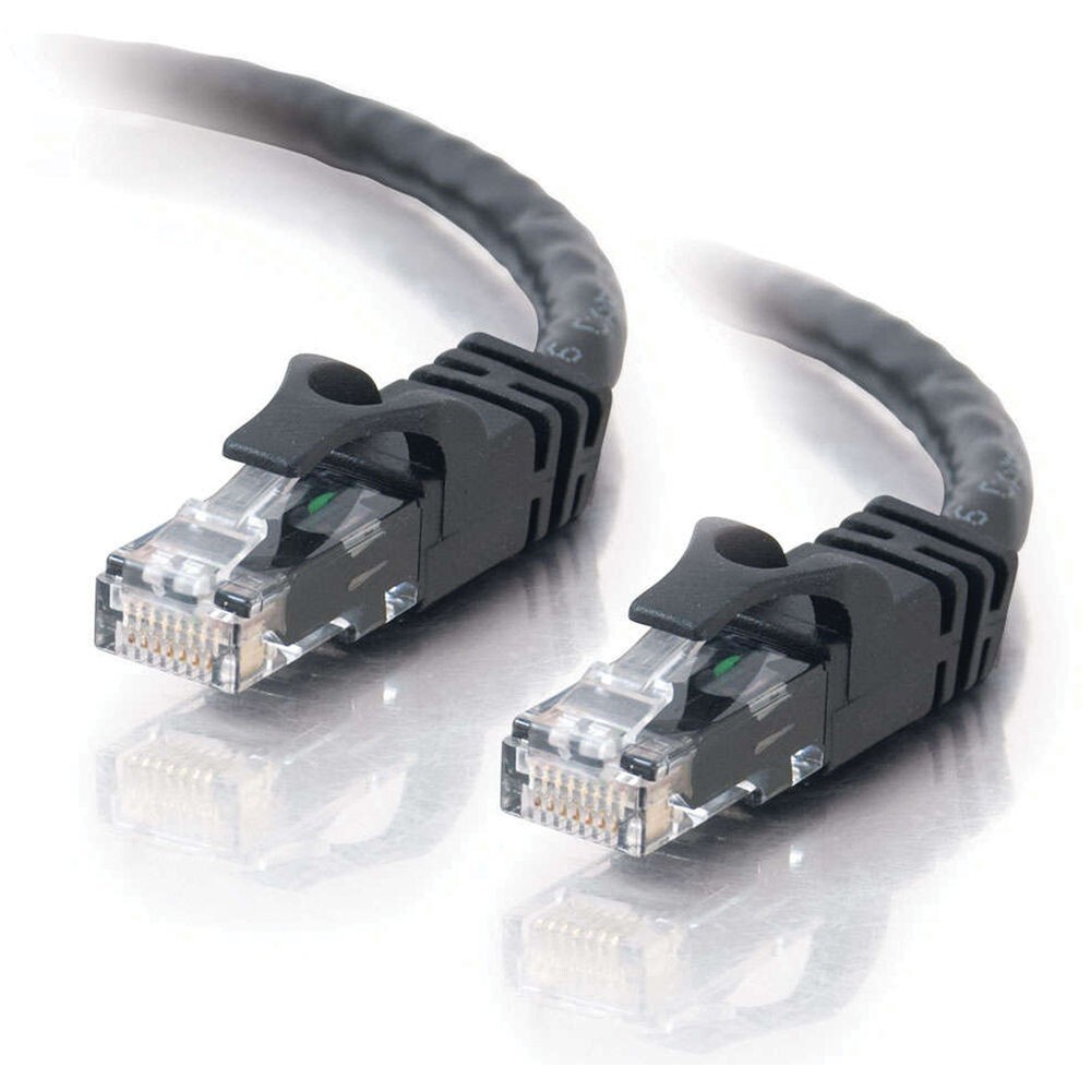 10ft (3m) Cat6 Snagless Unshielded (UTP) Ethernet Network Patch Cable – Black