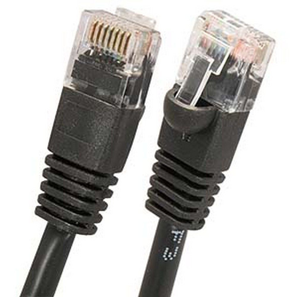 15FT 15 FT RJ45 CAT5 CAT 5 HIGH SPEED ETHERNET LAN NETWORK BLACK PATCH CABLE