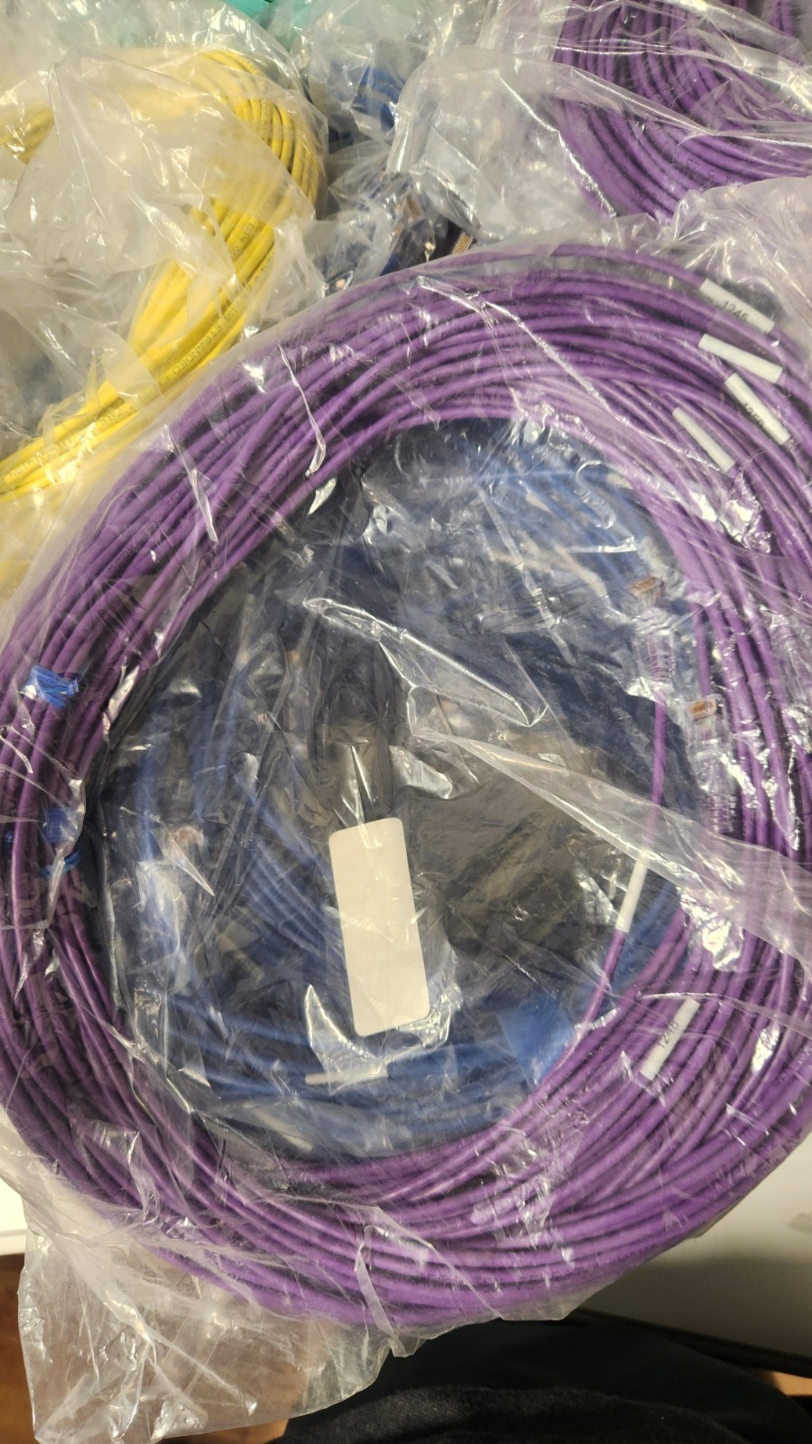 10 Pack of Leviton Berk-Tek TekPatch Mini-6 28AWG Patch Cable