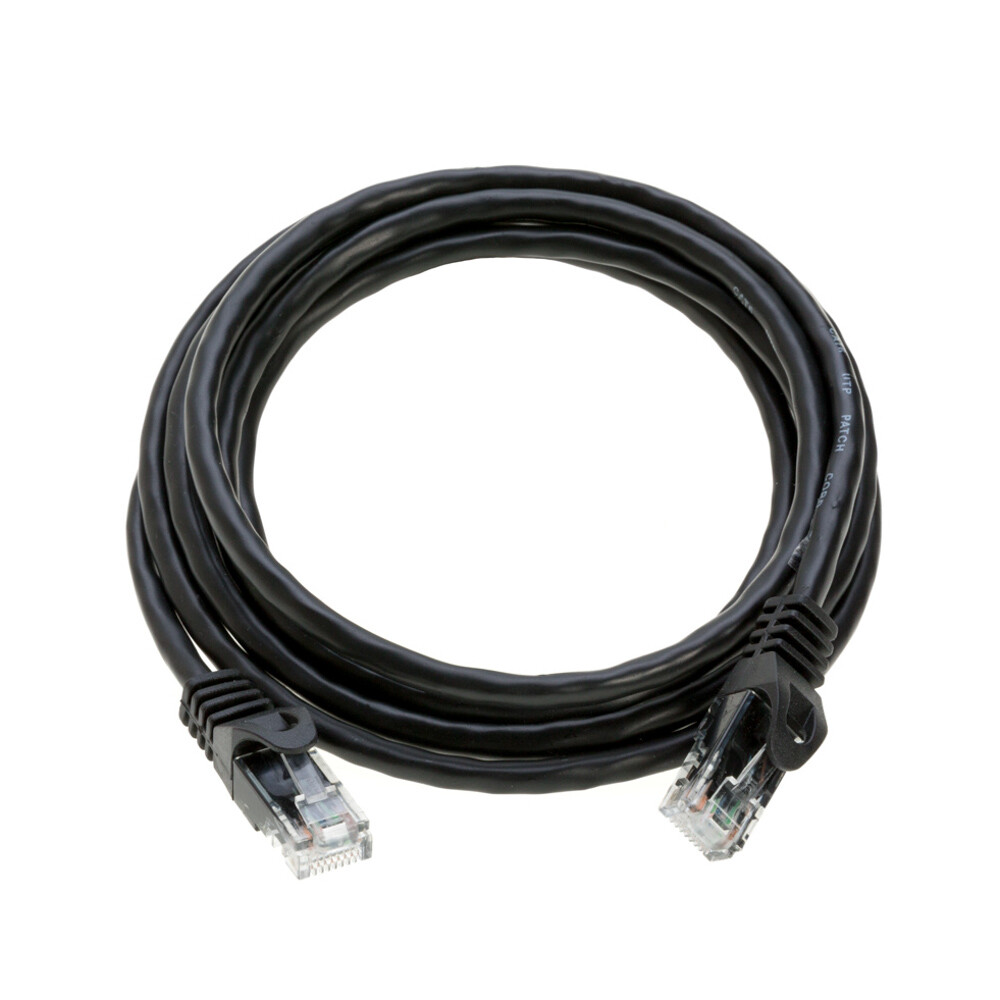 CAT6e/CAT6 Ethernet LAN Network RJ45 Patch Cable Black 1.5FT- 20FT Multipack LOT