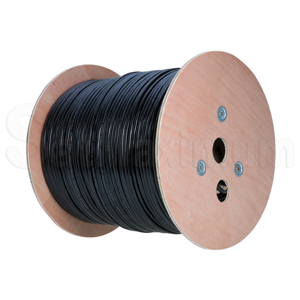 Cat5e 500FT Shielded FTP Outdoor Ethernet Cable 24AWG Solid Direct Burial Wire