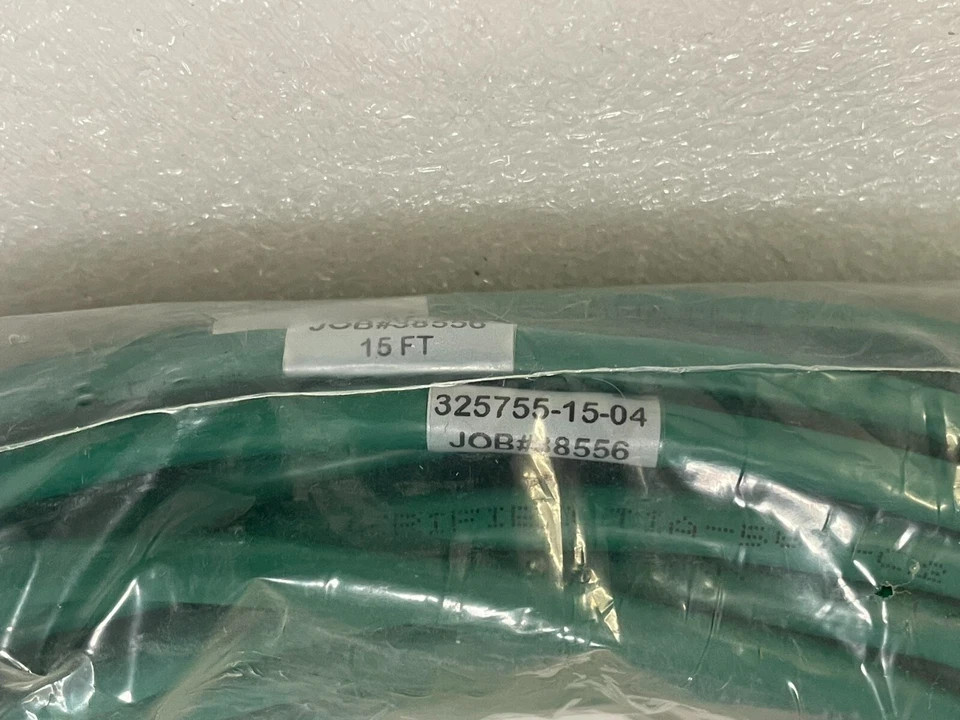 ANIXTER CHINA 325755-15-04 GREEN CABLE ASSEMBLY CAT 6 RJ45/RJ45 T568A 15FT 5 QTY