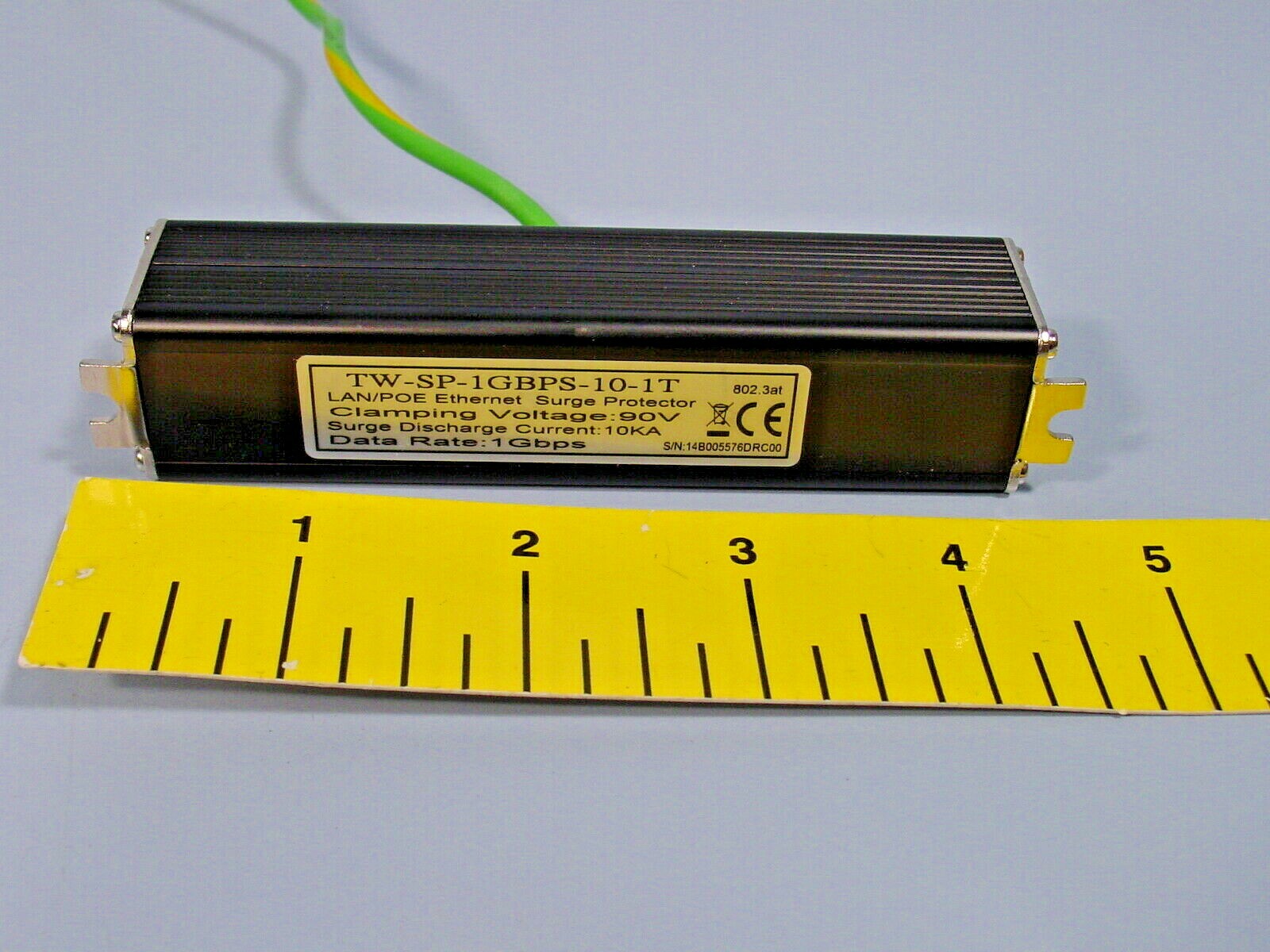 *Terrawave Solutions 576175 TW-SP-1GBPS-10-1T LAN/PoE Surge Protector Ethernet