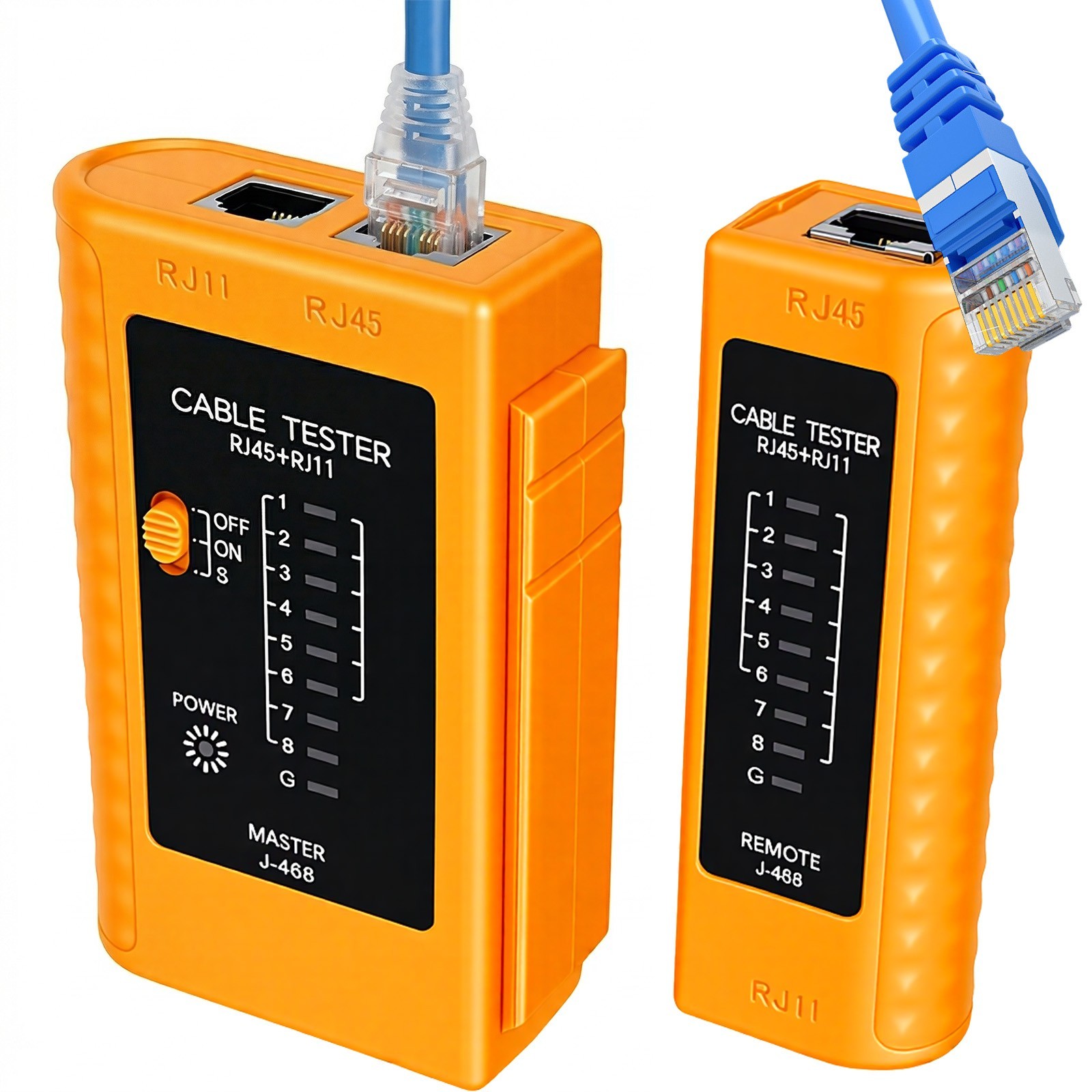 LAN Ethernet Cable Tester for RJ45 RJ11 Cat5e Cat6 Cat7 Networks