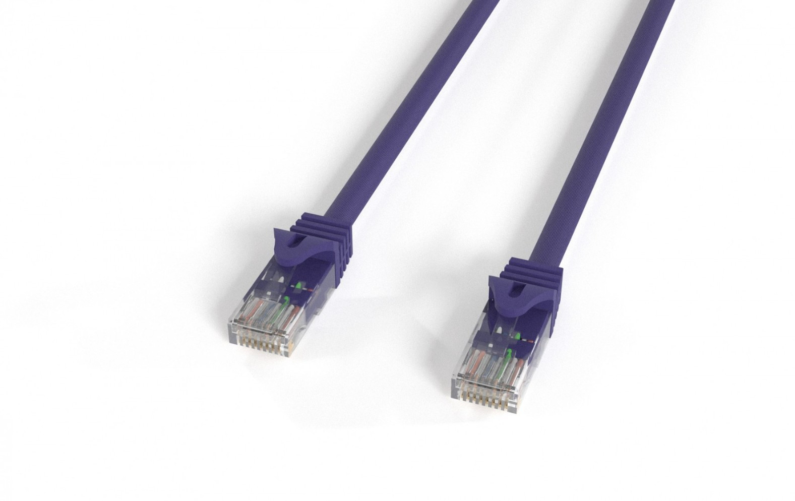 Cat6A 10G UTP patch cable molded 1ft 2ft 3ft 5ft 7ft 10ft 15 Lot of 1,5,10 Blue