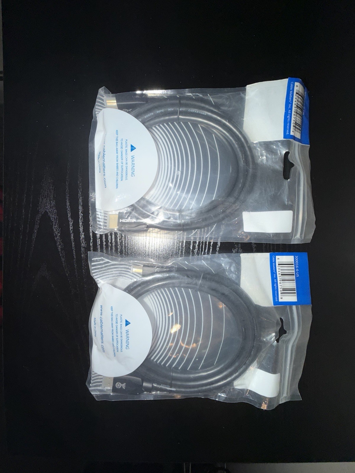 Cable Matters HDMI Cable Gold Plated 15 ft Black Universal HDMI to HDMI