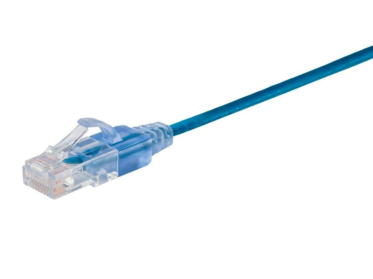Cat6A Ethernet Patch Cable – 10-Pack, Snagless RJ45, 550Mhz, 10G, UTP, Pure Bare