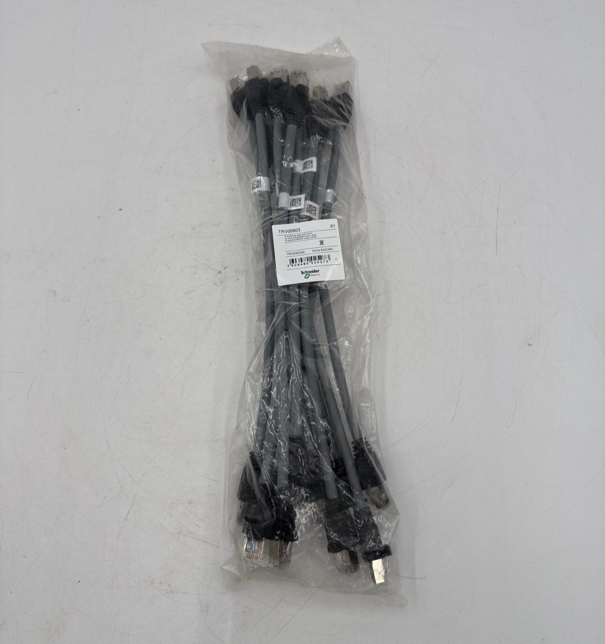 10PC Schneider TRV00803 Communication Cable RJ45 Male to RJ45 Male Cord 0.3m