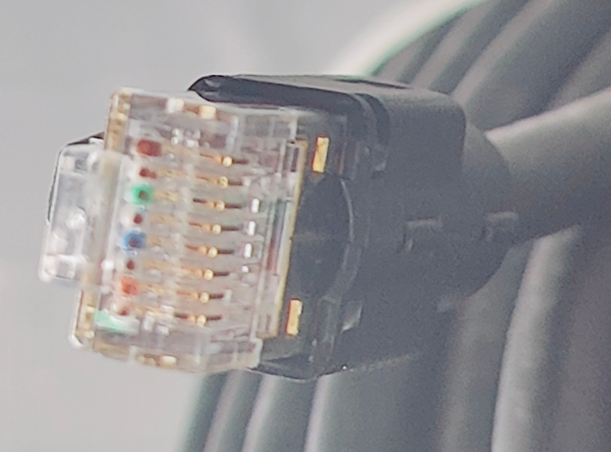 Nokia Ethernet Cord CAT5E Outdoor RJ45 Male Plug / 3CC52199ADAA 03 / 300FT