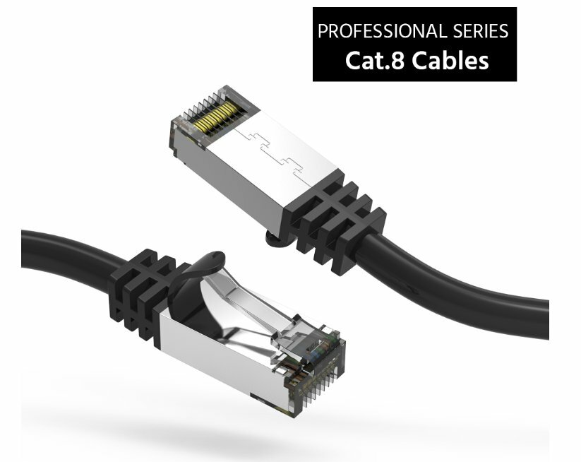 5x Cat.8 Shielded 40Gbps CAT 8 Ethernet Cable RJ45 1Ft 2Ft 3Ft 5Ft 7Ft 10Ft lot